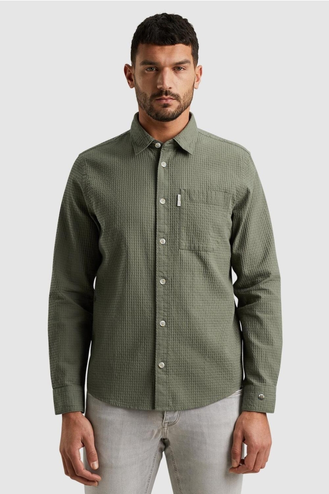 SHIRT WITH CHECK TEXTURE CSI2402205 6495